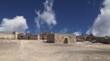 Ruins of Azraq Castle, central-eastern Jordan, 100 km east of Amman, Jordan