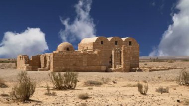 Amman yakınlarındaki Quseir Amra çöl kalesi, Ürdün