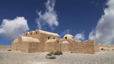 Amman yakınlarındaki Quseir Amra çöl kalesi, Ürdün