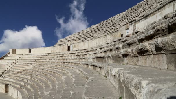 Romeins theater in amman, Jordanië — Stockvideo