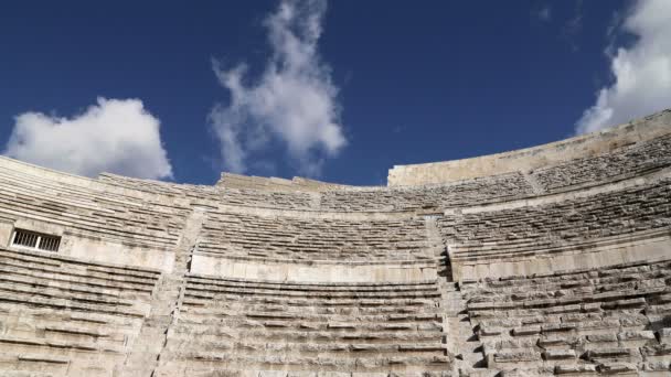 Romeins theater in amman, Jordanië — Stockvideo