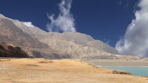 Horniny Wádí Múdžib, Jordan — Stock video