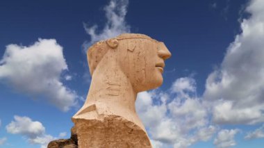 Agrigento arkeolojik alanda heykel, Sicilya, İtalya