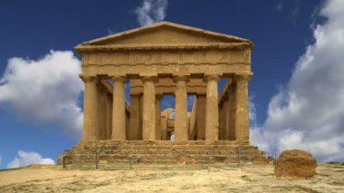 Antik Yunan tapınağı Concordia (M.Ö. V-Vi yüzyıl), Tapınaklar Vadisi, Agrigento, Sicilya