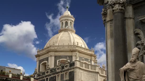 Chiesa cattolica di Catania. Sicilia, Italia meridionale . — Video Stock