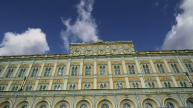 Güneşli bir günde Büyük Kremlin Sarayı. Moskova Kremlin,Rusya