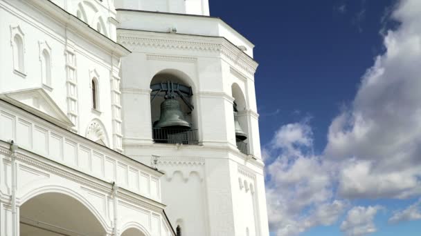 Velký zvonek. Moskevský Kreml, Rusko. seznam světového kulturního dědictví UNESCO — Stock video