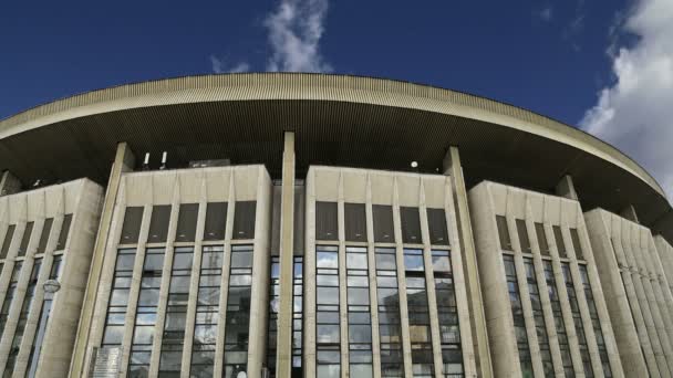 Olympisch Stadion, lokaal bekend als de Olimpiyskiy of Olimpiski, Moskou, Rusland — Stockvideo