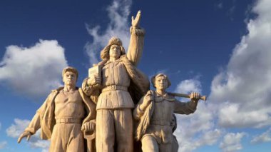 devrimci heykel tiananmen Meydanı Pekin'de, Çin