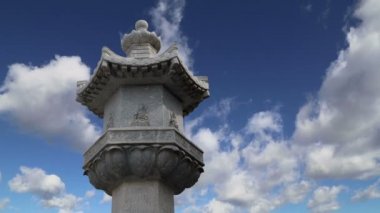 Dev Yaban Kazı Pagoda veya Big Wild Goose Pagoda bölgesinde, Güney Xian (Sian, Xi'an), Shaanxi eyaleti, Çin'de bulunan bir Budist pagoda