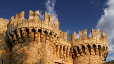 Rodos, Yunanistan, Rodos, ünlü şövalyeler Grand Master Sarayı (olarak da bilinen Castello) ortaçağ şehir Rodos, olmalı-ziyaret Müzesi Rodos'un sembolü