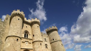 Rodos, Yunanistan, Rodos, ünlü şövalyeler Grand Master Sarayı (olarak da bilinen Castello) ortaçağ şehir Rodos, olmalı-ziyaret Müzesi Rodos'un sembolü