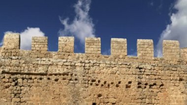 Lindos Akropolis Üzerinde Rodos Antik Arkeoloji sitesi, Yunanistan