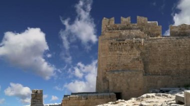 Lindos Akropolis Üzerinde Rodos Antik Arkeoloji sitesi, Yunanistan