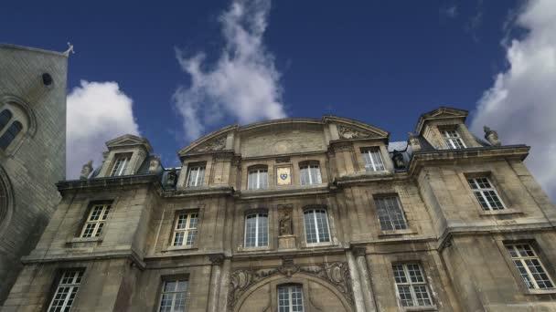 France, senlis,picardy, oise--- Saint Vincent Abbey was founded in 1065 by the queen Anne de Kiev and entrusted to the monks of Genovefains. — Stock Video