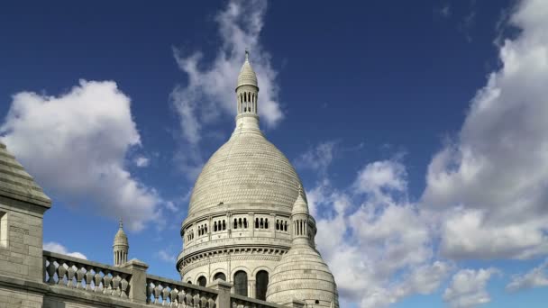 Basilica of the Sacred Heart, Paris, Frankrike — Stockvideo