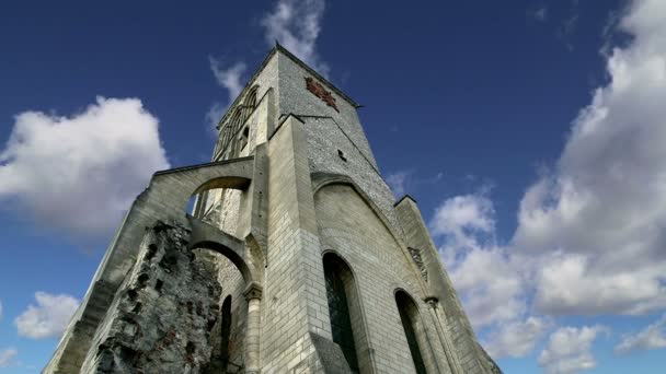 Basiliek van Saint-Martin, Tours, Frankrijk — Stockvideo