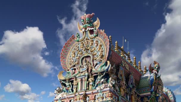 Tempio indù Meenakshi a Madurai, Tamil Nadu, India meridionale — Video Stock