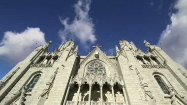 Tibidabo kilisede tibidabo tepeye, Barcelona, İspanya (tapınak),