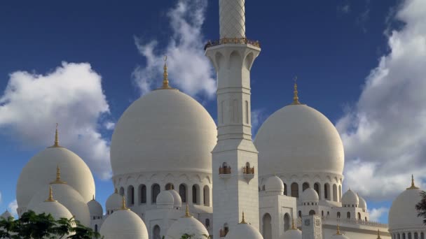 아부다비 셰이크 자이드 화이트 모스크, 아랍에미리트 — 비디오