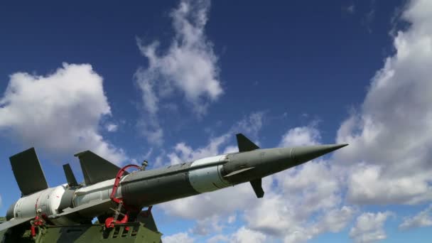 Misiles antiaéreos rusos modernos — Vídeo de stock