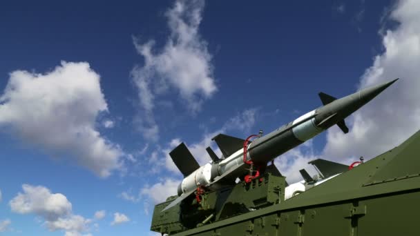 Nowoczesne rosyjskich rakiet przeciwlotniczych — Wideo stockowe