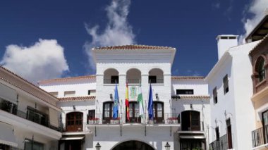 Buildings in Nerja, Andalusia, Spain.It is on the country southern Mediterranean coast, about 50 km east of Malaga