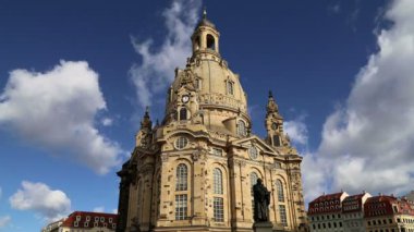 Lutheran Kilisesi Dresden, Almanya Dresden Frauenkirche (kelimenin tam anlamıyla kilise Our Lady) olduğunu