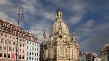 Lutheran Kilisesi Dresden, Almanya Dresden Frauenkirche (kelimenin tam anlamıyla kilise Our Lady) olduğunu