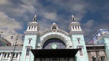 Belorussky tren istasyonu--bir dokuz ana tren istasyonları, Moskova, Russia.It 1870 yılında açtı ve mevcut haliyle 1907-1912 yılında yeniden