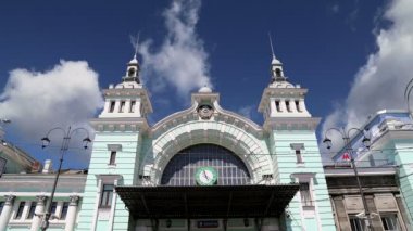 Belorussky tren istasyonu--bir dokuz ana tren istasyonları, Moskova, Russia.It 1870 yılında açtı ve mevcut haliyle 1907-1912 yılında yeniden
