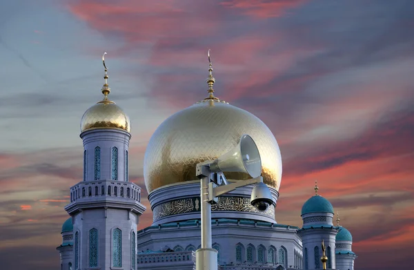 俄罗斯莫斯科大教堂清真寺-莫斯科的主要清真寺 — 图库照片