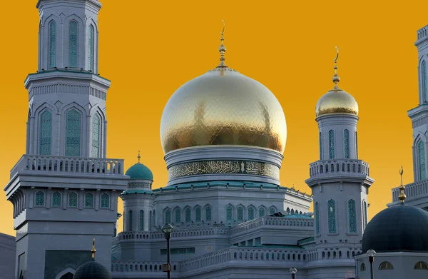 Mesquita da Catedral de Moscou, Rússia - a principal mesquita de Moscou — Fotografia de Stock