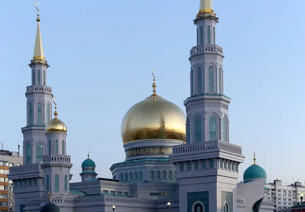 Mezquita de la Catedral de Moscú, Rusia - la mezquita principal en Moscú — Foto de Stock