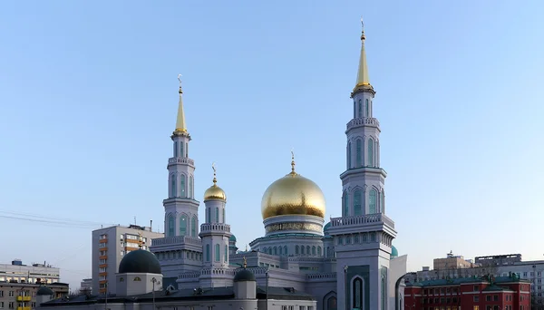 Mezquita de la Catedral de Moscú, Rusia - la mezquita principal en Moscú — Foto de Stock
