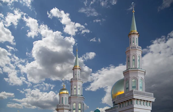 Mezquita Catedral de Moscú, Rusia - la mezquita principal en Moscú —  Fotos de Stock