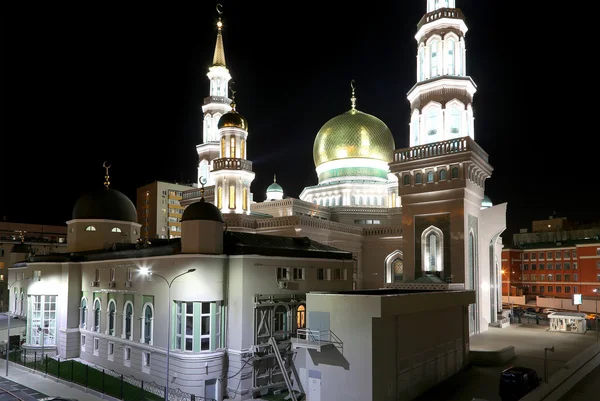 Moskva katedralen Mosque, Ryssland--den huvudsakliga moskén i Moskva — Stockfoto