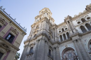 Malaga - katedral Malaga şehir, Andalusia, Güney İspanya Rönesans kilisesidir
