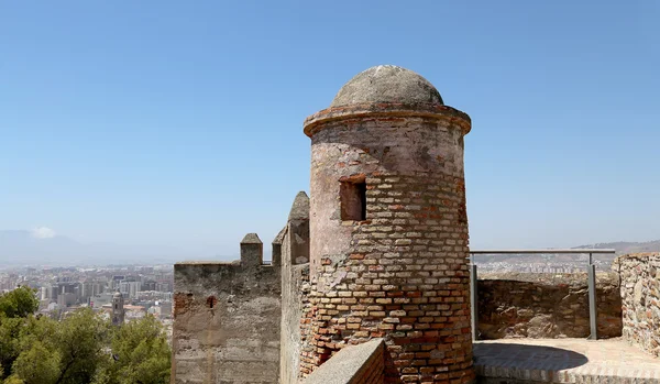 Gibralfaro Castle in Malaga, Andalusia,Spain. — Stock Photo, Image