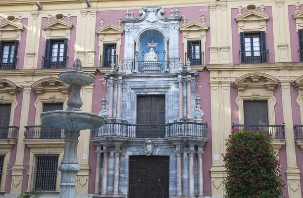 Oude architectuur in Malaga, Spanje — Stockfoto