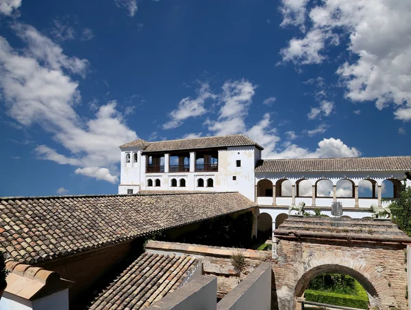 Hotel Alhambra Palace - średniowieczny Zamek Maurów w Granada, Andaluzja, Południowa Hiszpania — Zdjęcie stockowe