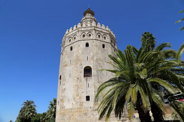 Torre del Oro à Séville, Andalousie, sud de l'Espagne — Photo