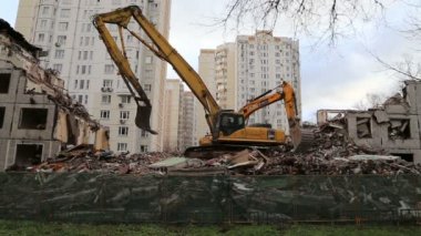 Tarak makine Montaj cihazları-Kırıcı eski evin çalışma
