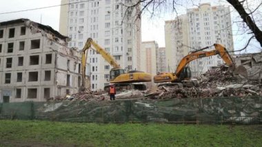 Tarak makine Montaj cihazları-Kırıcı eski evin çalışma
