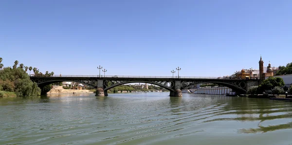 On the Guadalquivir River, Seville, Andalusia, southern Spain — Stock Photo, Image