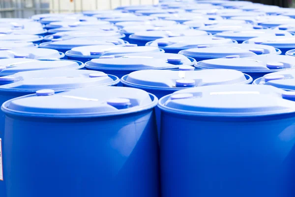 Plastic Storage Drums — Stock Photo, Image