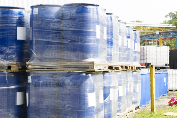 Plastic Storage Drums — Stock Photo, Image