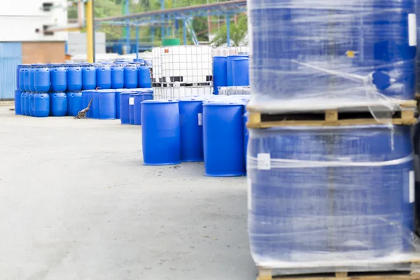 Plastic Storage Drums — Stock Photo, Image