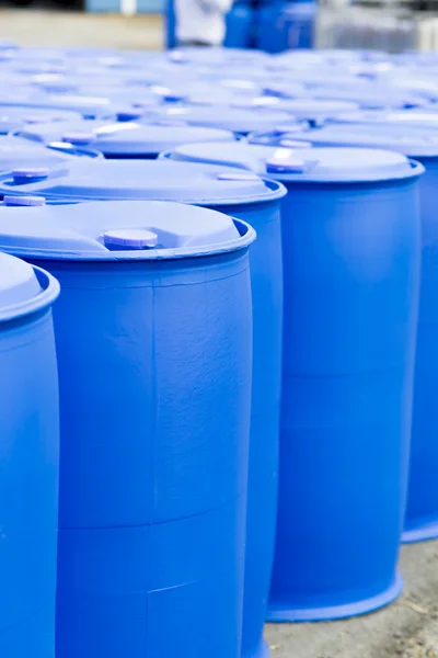 Plastic Storage Drums — Stock Photo, Image