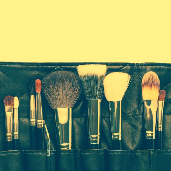 Makeup brushes set — Stock Photo, Image